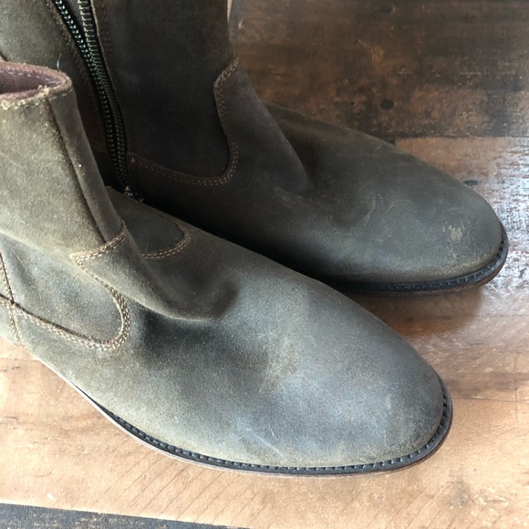 Men’s Banana Republic Leather Ankle Boots 9.5 - Picture 8 of 8